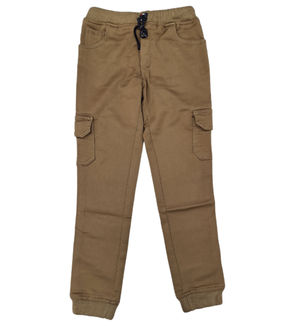 Smart Cotton 6 Pockets Jogger's Pant For Boys Z - Image 2