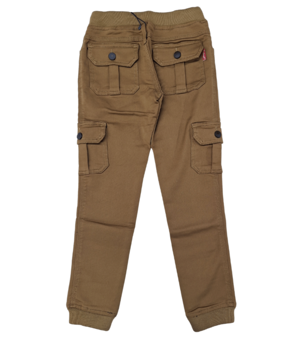 Smart Cotton 6 Pockets Jogger's Pant For Boys Z - Image 3