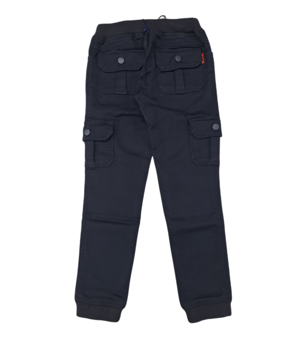 Smart Blue Cotton 6 Pockets Jogger's Pant For Boys Z2 - Image 3