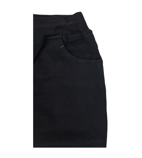 Smart Black Cotton 6 Pockets Jogger's Pant For Boys Z3 - Image 6