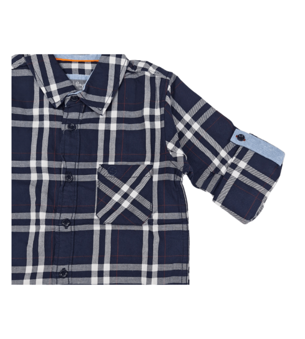 Checker Shirt in Blue Shade for boys
