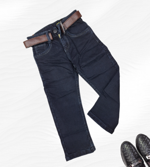 Picture of Jeans for Kids in a Shade of Black