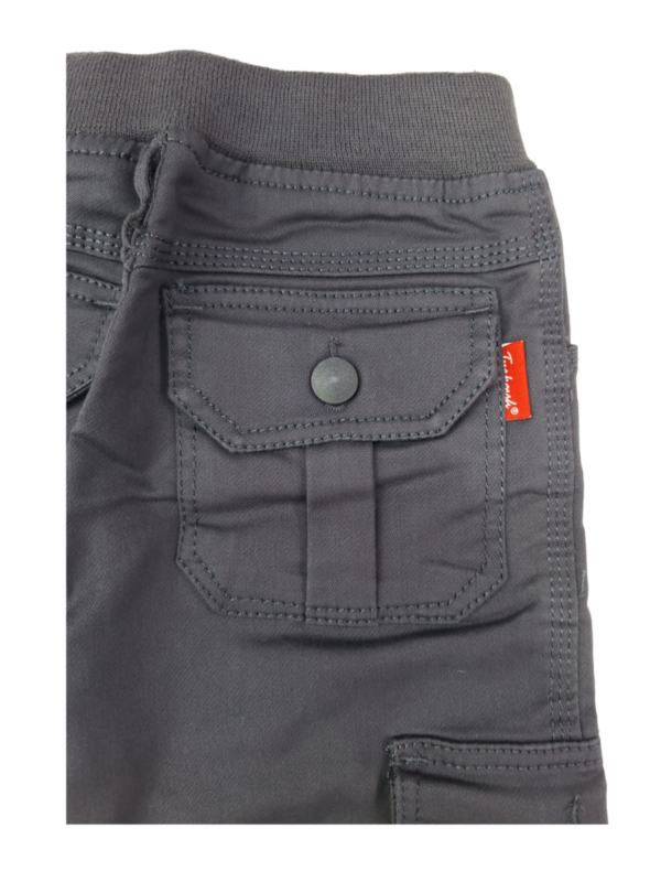 Cotton 6 Pockets Boy's Pant Jogger's Style Grey A - Image 7