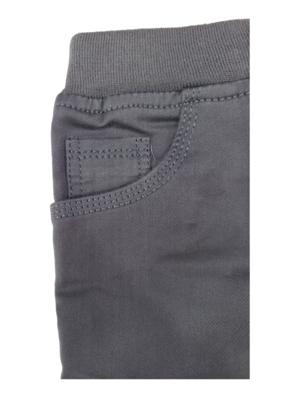 Cotton 6 Pockets Boy's Pant Jogger's Style Grey A - Image 6