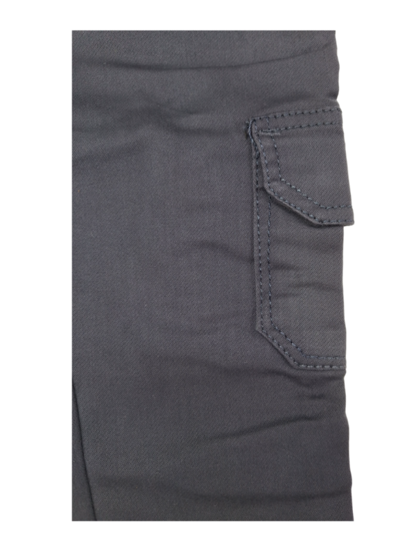 Cotton 6 Pockets Boy's Pant Jogger's Style Grey A - Image 5