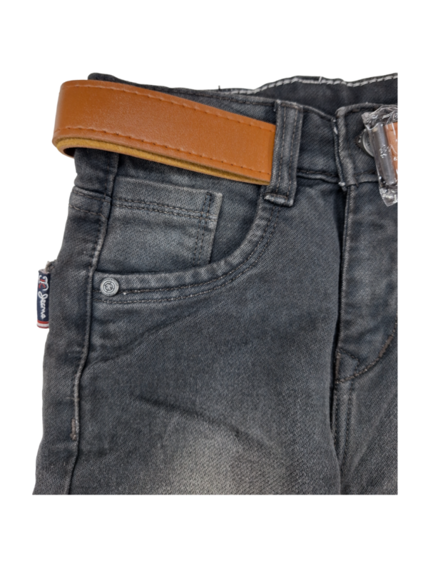 Picture of Jeans for Kids in a Shade of Carbon Black