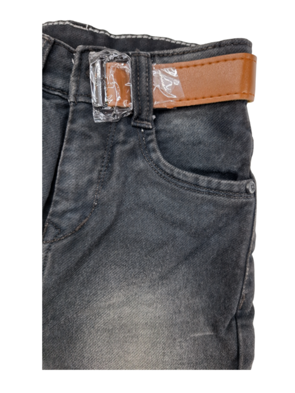 Picture of Jeans for Kids in a Shade of Carbon Black