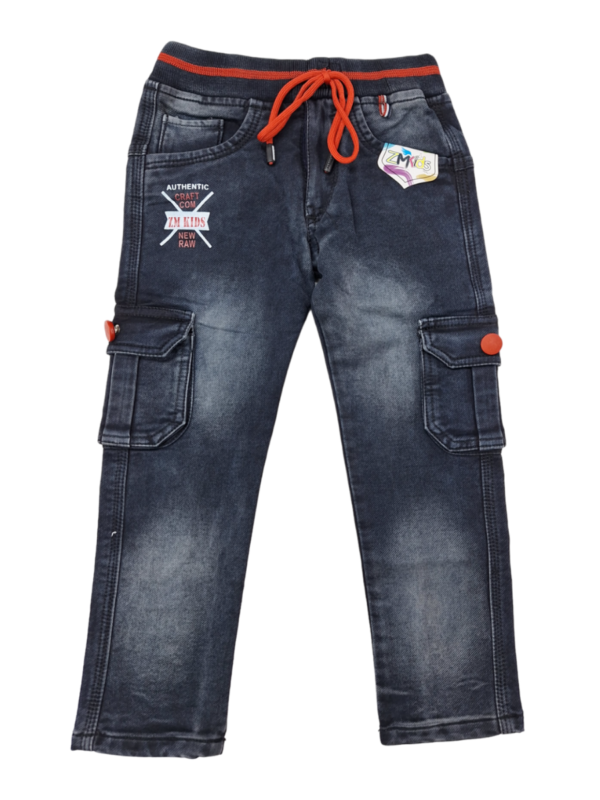 Picture of Jeans for Kids in a Shade of Carbon Black