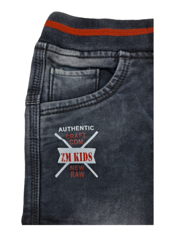 Picture of Jeans for Kids in a Shade of Carbon Black
