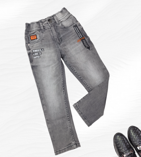 Jeans for Kids in a Shade of Carbon Black