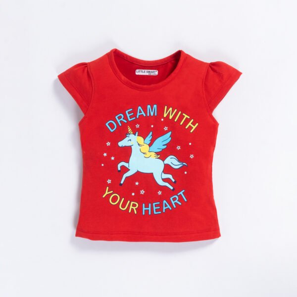 Casual Smart DailyWear Girl Tshirt-Shorts Set C - Image 4