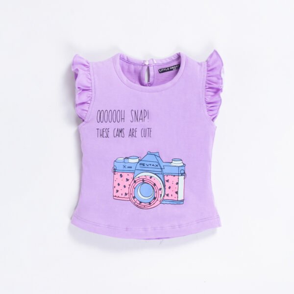 Casual Smart DailyWear Girl Tshirt-Shorts Set B - Image 2