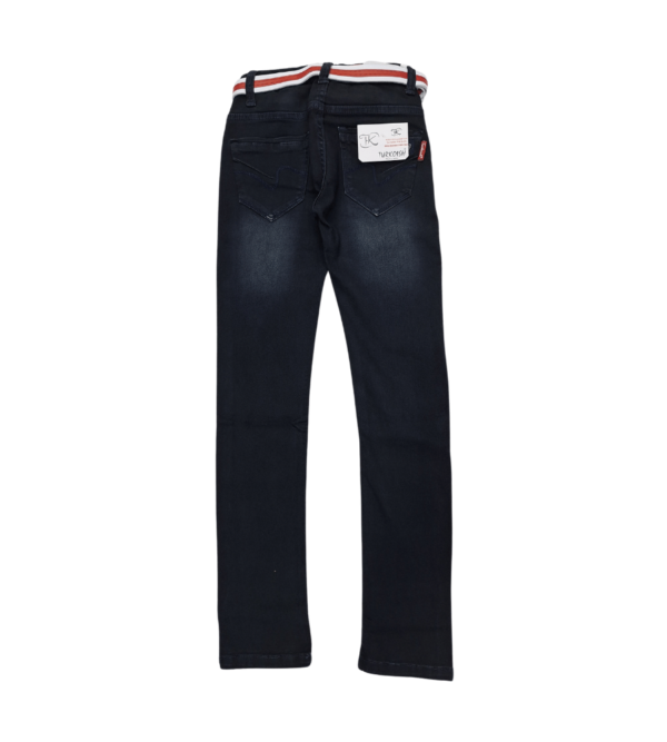 Smart Jeans with wash in shade of black