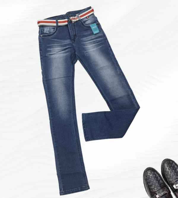 Boys Jeans With Cool Wash In Amazing Smart shade of Blue to Match with many colors of Shirts