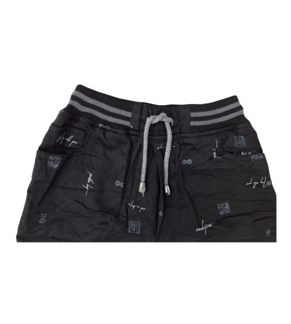 Black Half Pants / Capri Cotton Pant Boys C - Image 6