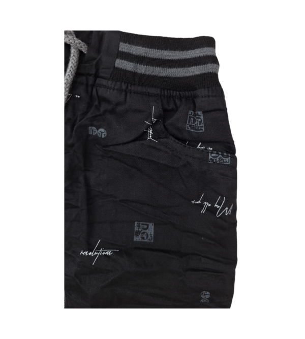 Black Half Pants / Capri Cotton Pant Boys C - Image 5