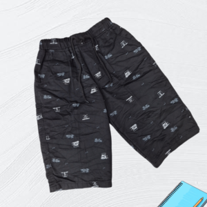 Black Organic Cotton Shorts / Capri For Boys Pant Boys D