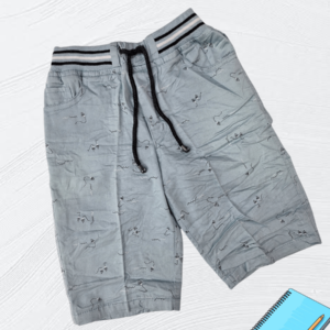 Cotton Lightweight Cotton Shorts / Capri Pant Boys Light Blue A