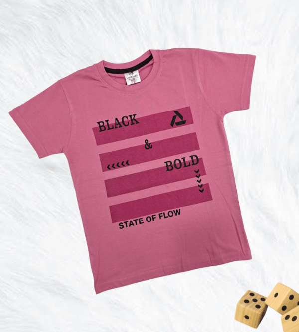 Boy's Tshirt in Shade of Pink Color