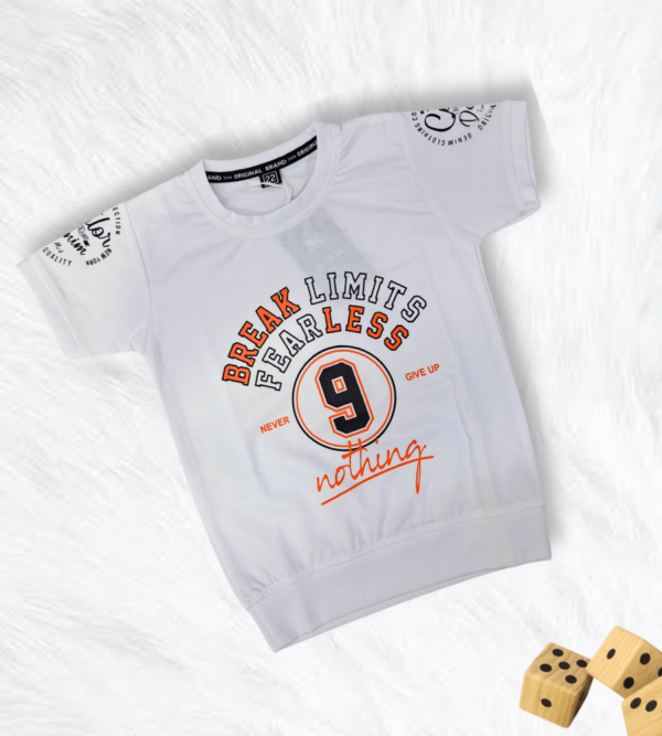 Boy's Tshirt in white Color