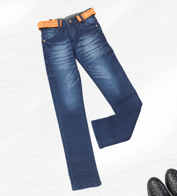 Blue Denim With Wash