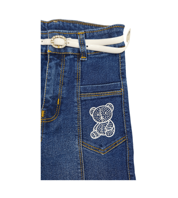 Denim Jeans For Smart Girls in Blue Color A - Image 6