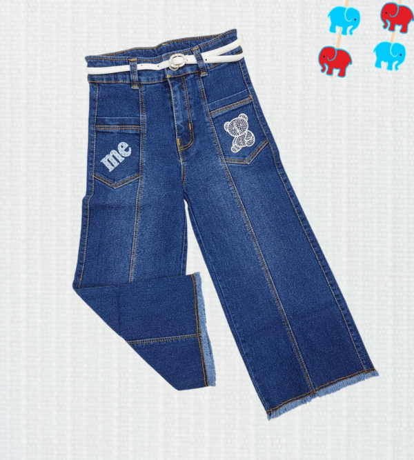 Denim Jeans For Girls in Blue Color