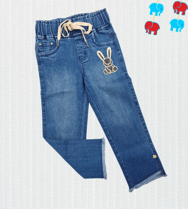 Denim Jeans For Smart Girls  in Blue Color C