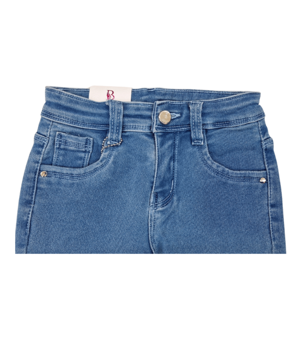 Denim Jeans For Smart Girls in Blue Color E - Image 4