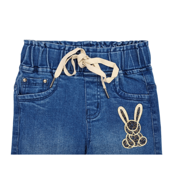 Denim Jeans For Smart Girls  in Blue Color C - Image 4
