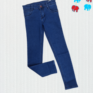 Denim Jeans For Girls in Carbon Blue Color