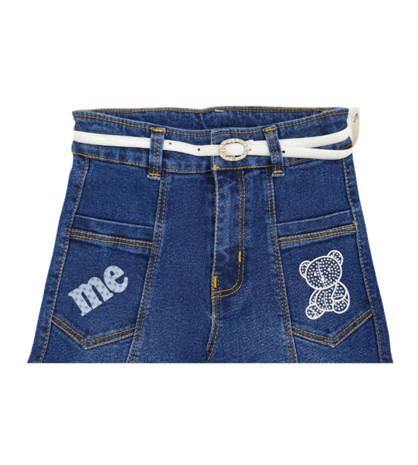 Denim Jeans For Smart Girls in Blue Color A - Image 4