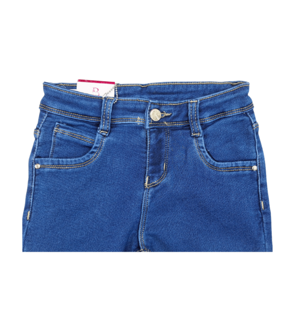 Denim Jeans For Smart Girls in Blue Color H - Image 4