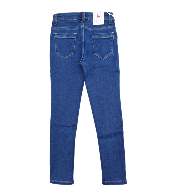 Denim Jeans For Smart Girls in Blue Color H - Image 3