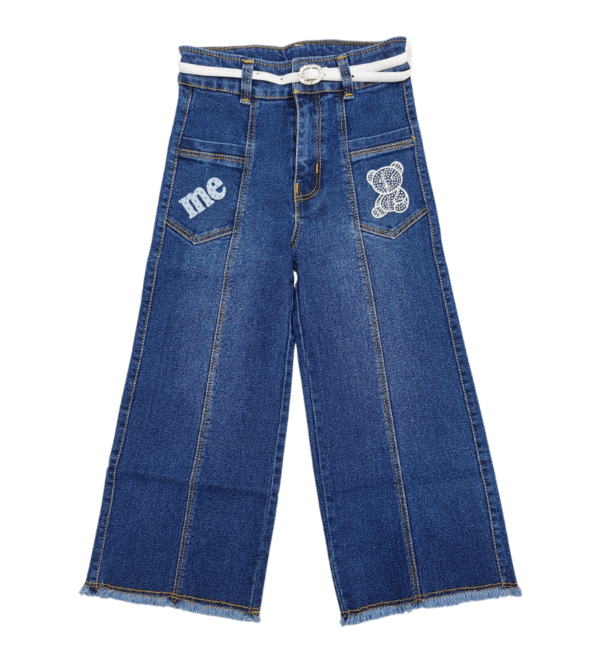 Denim Jeans For Smart Girls in Blue Color A - Image 2