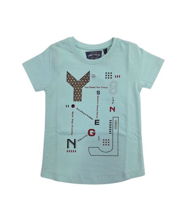 Dailywear Casual T-Shirt For Girls L - Image 2