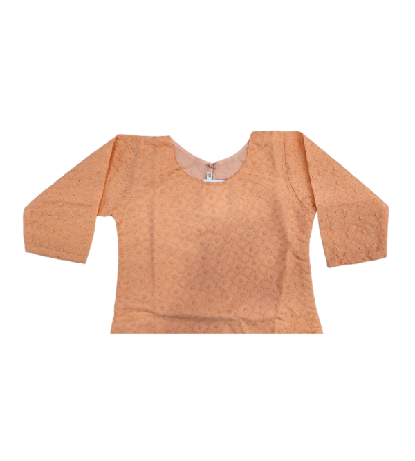 Chikan Smart Kurti With Lining For Girls Indian Dress D - Image 6