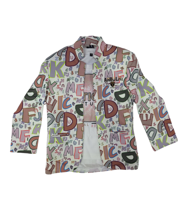 Smart Premium Sets In White Based Multicolor for Boys A - Image 2