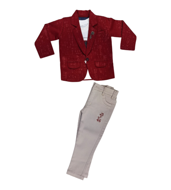 Smart Premium Sets In Maroon for Boys C - Image 7