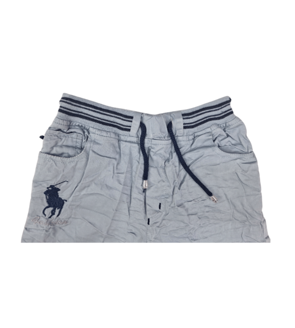 Solid Grey Boy’s Summer Shorts – Cool & Comfy K - Image 3