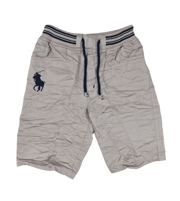 Summer Special Boy’s Cotton Shorts For Kids In Cream Color J - Image 3