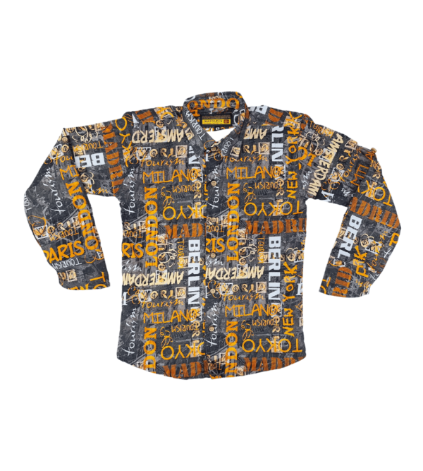 Premium Smart Shirt for Boys BW - Image 4