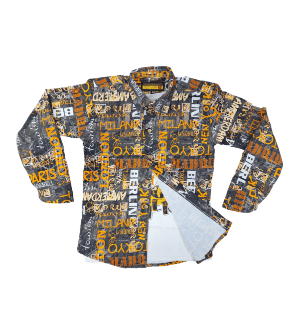 Premium Smart Shirt for Boys BW - Image 5
