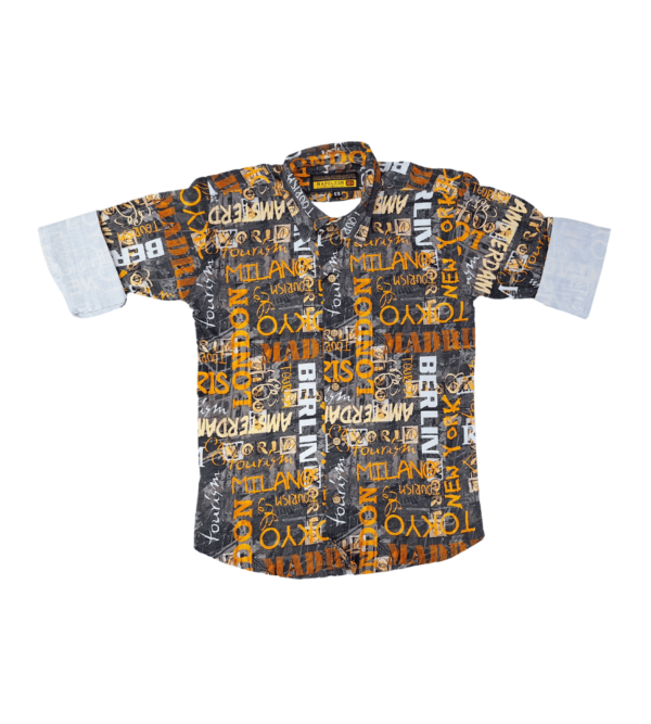 Premium Smart Shirt for Boys BW - Image 8