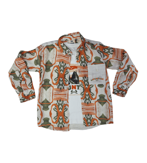 Premium Partywear Smart Shirt for Boys BX - Image 6