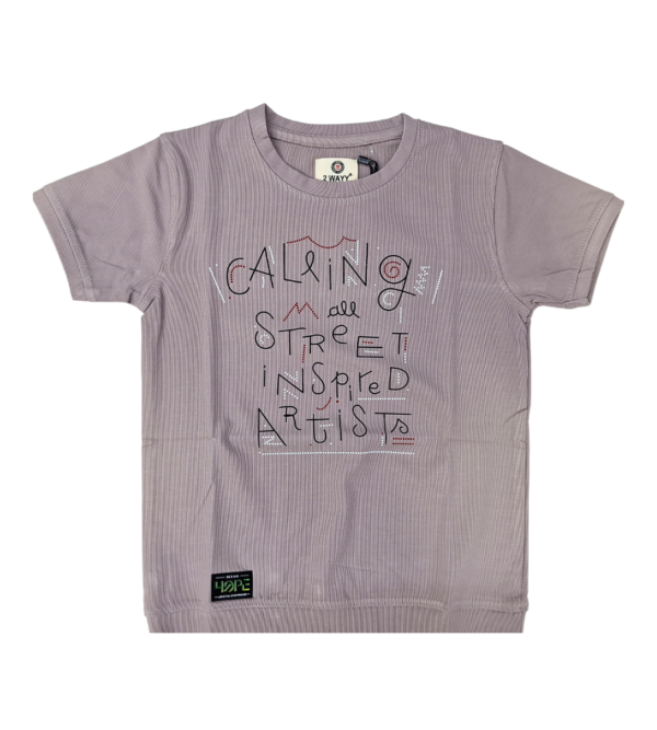 Smart Casual CoffeeTshirt For Boys EL - Image 3