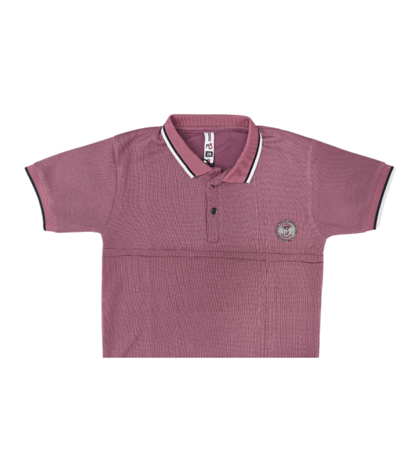 Smart Casual Dusty Pink Tshirt For Boys EE - Image 3