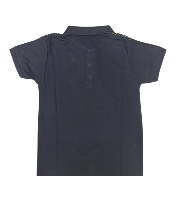 Smart Casual Black Tshirt For Boys EI - Image 4