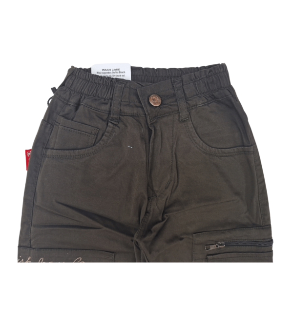 Cotton Pant With Comfort Fit and Pockets For Boys CB - Image 2