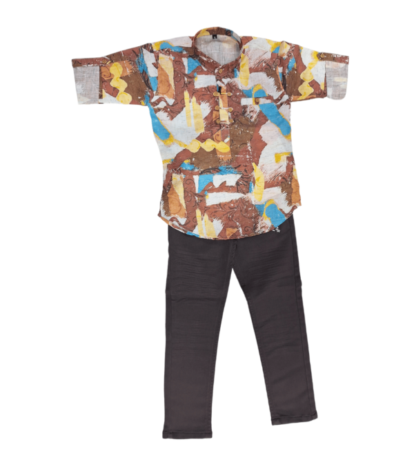 Smart Premium Sets In Brown Color For Boys V - Image 2